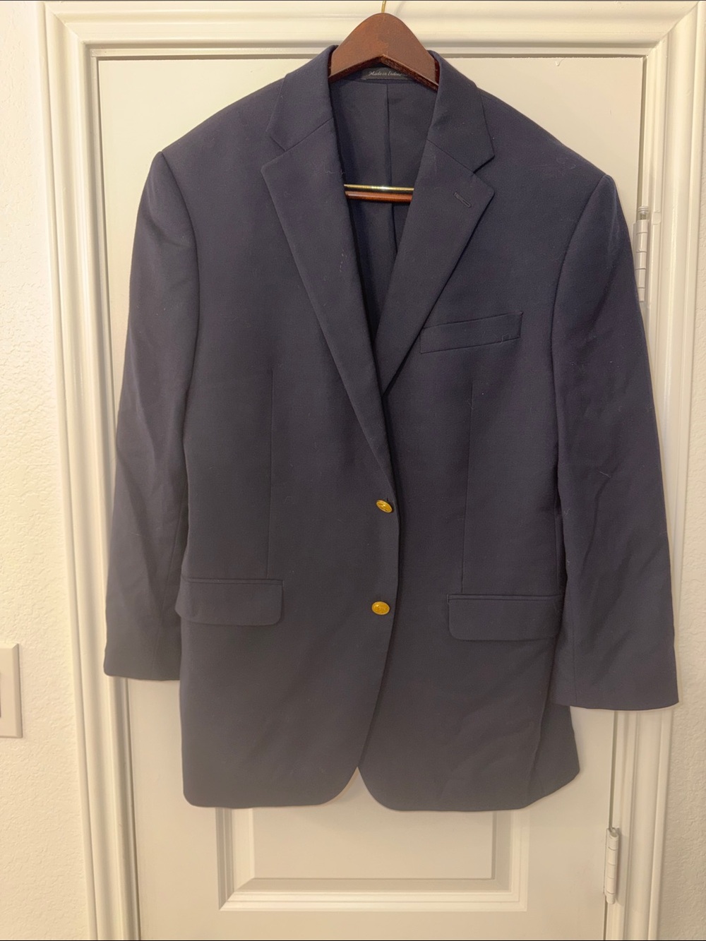Lauren Ralph Lauren Navy Sport Coat with Gold Buttons